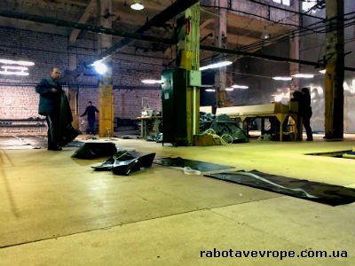 Работа на производстве тентов в Польше
