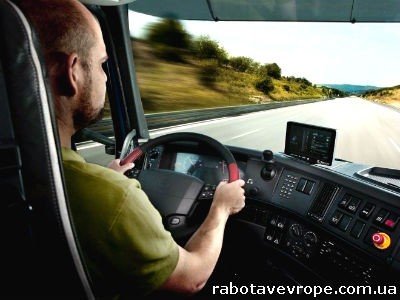 Работа в Словакии водителем CE