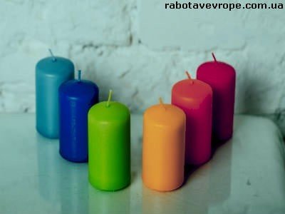 Работа в Венгрии на производстве свечей