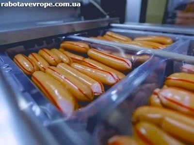 Работа в Голландии на упаковке сосисок