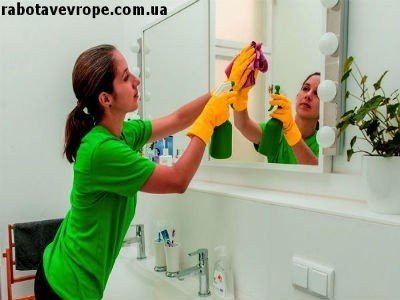 Робота в Німеччині на прибиранні приміщень